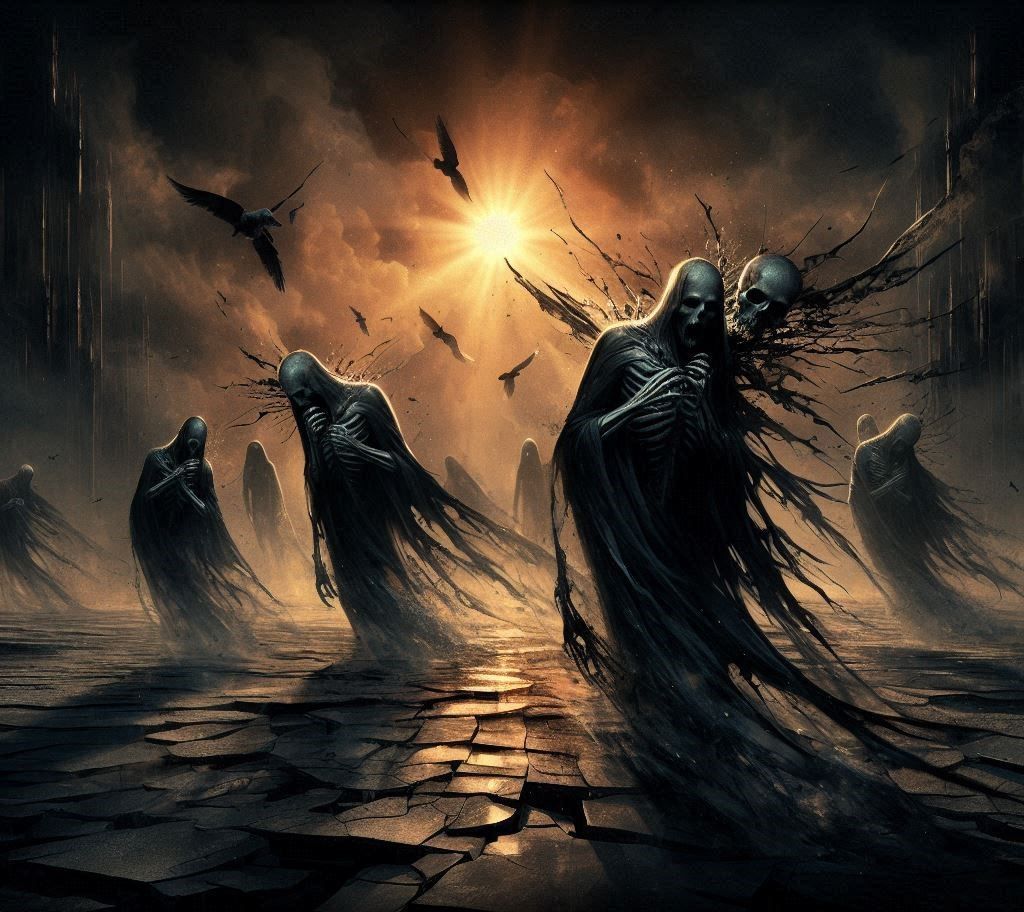 We slip from what we knew, as shadows melt into the sun. Esc...