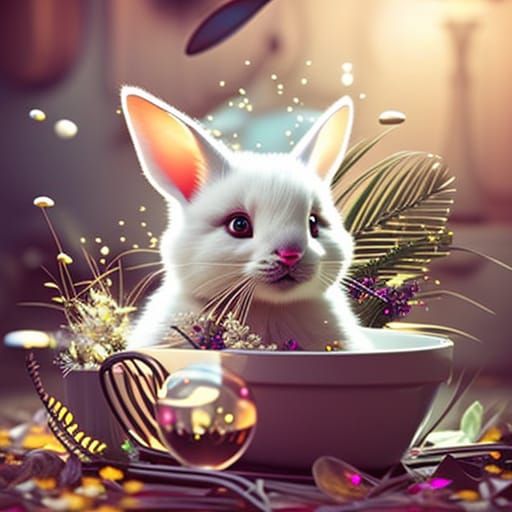 Funny Bunny - AI Generated Artwork - NightCafe Creator
