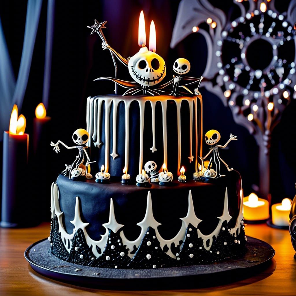 Jack Skellington Birthday Cake - CakeCentral.com