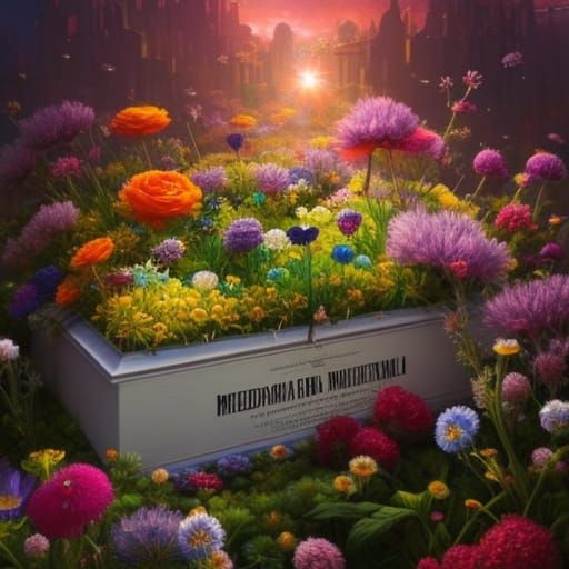 Secret garden inside a box  by @Ise Lan