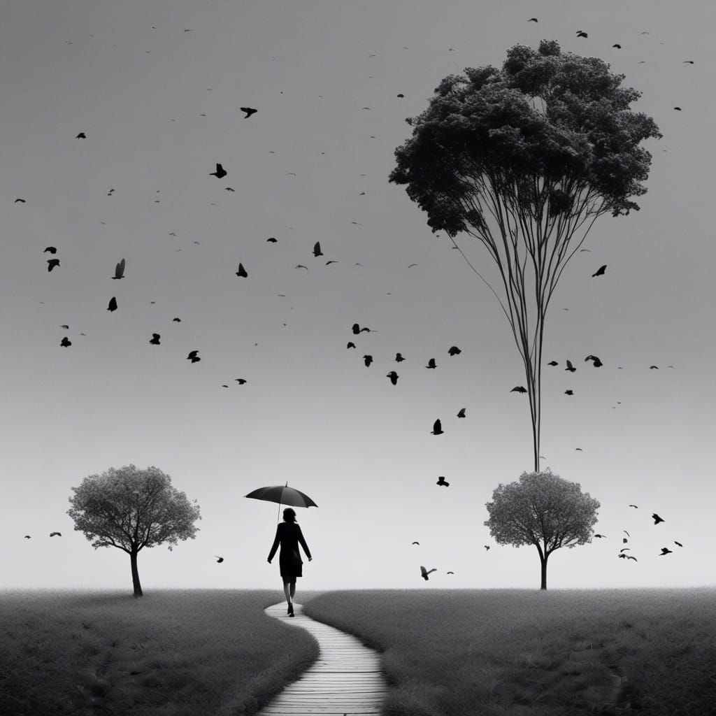 <lora:Minimono:1.0> Life's a journey, not a destination  by @Jynn