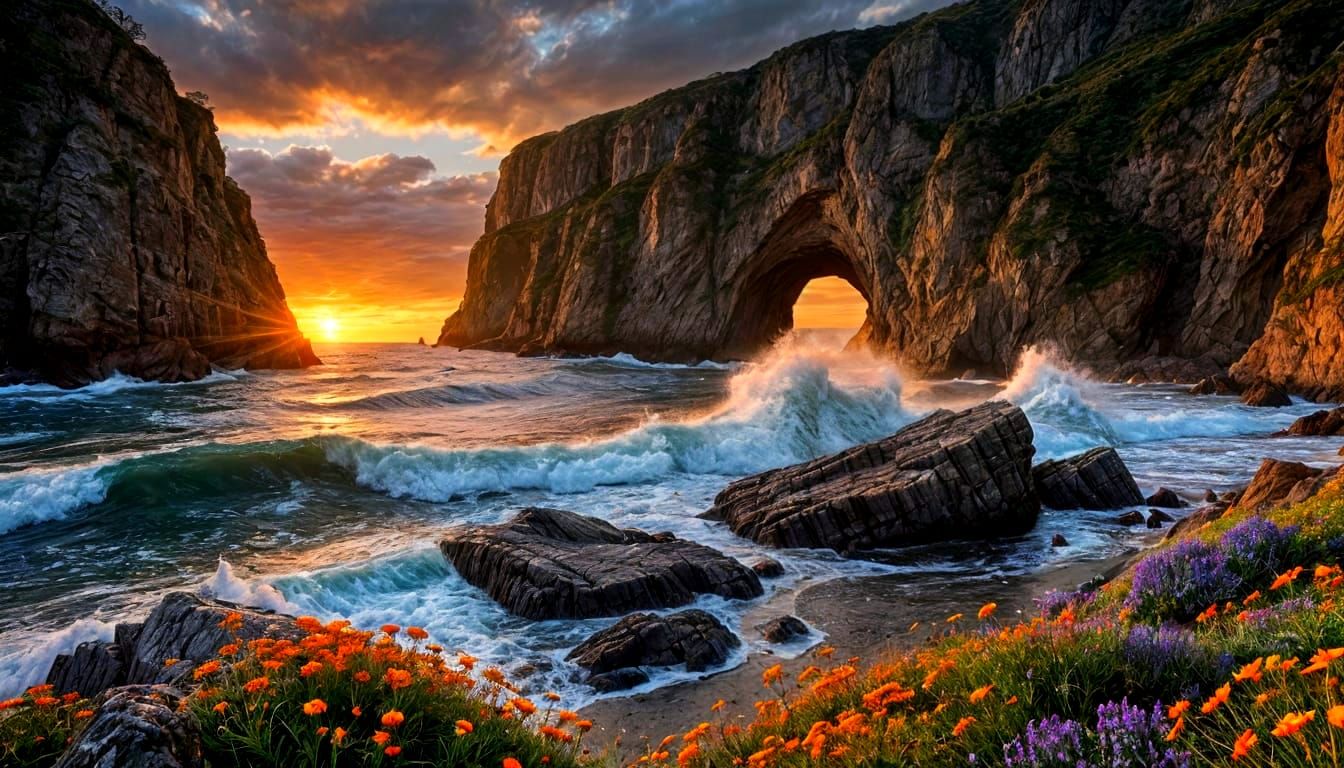 The Arch of Dying Light  by @AlfredaH