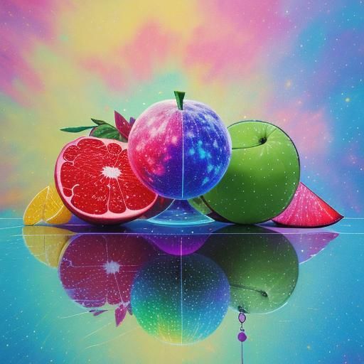 A fruit themed tennis match.