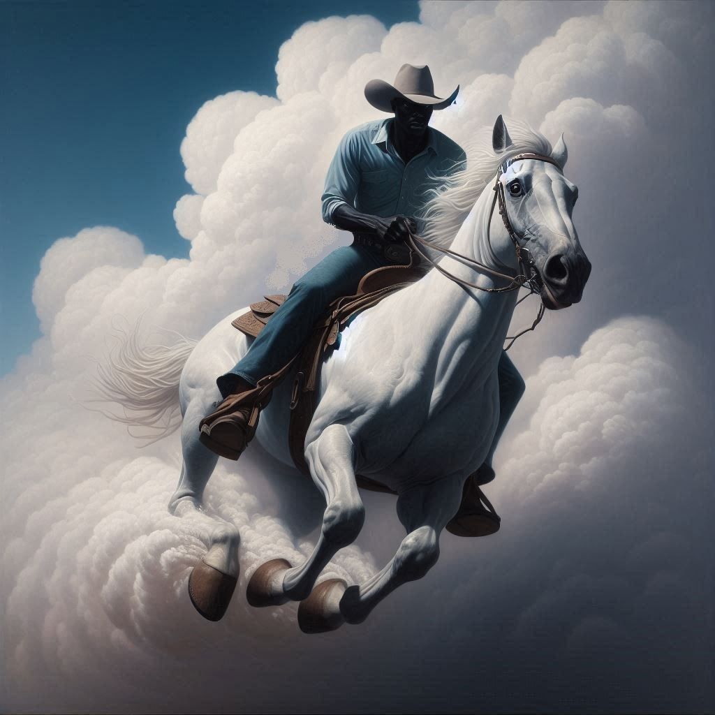 "They'll have to ride forever on that range up in the sky ..."