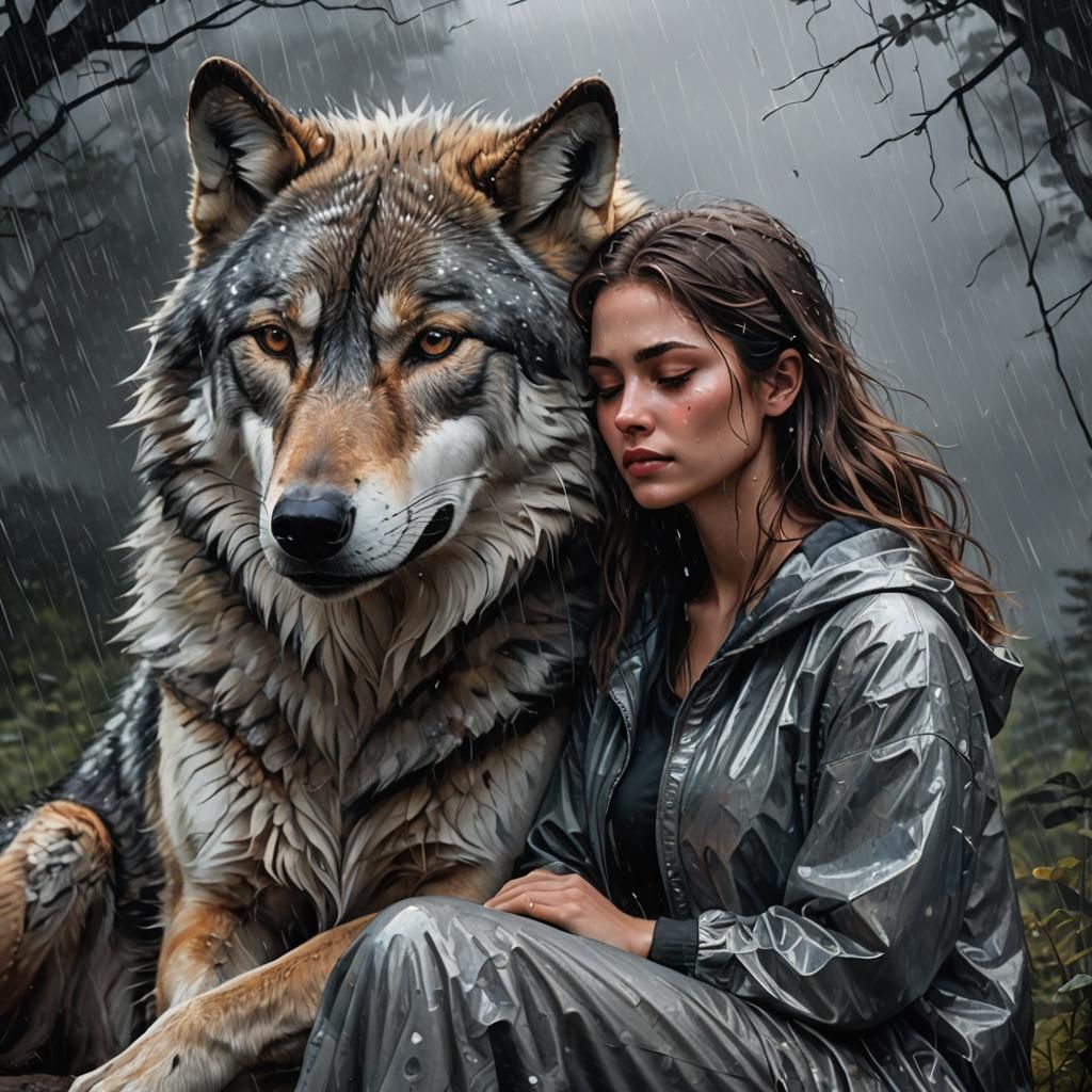 Shelter in the storm  by @Ella-ArtWork