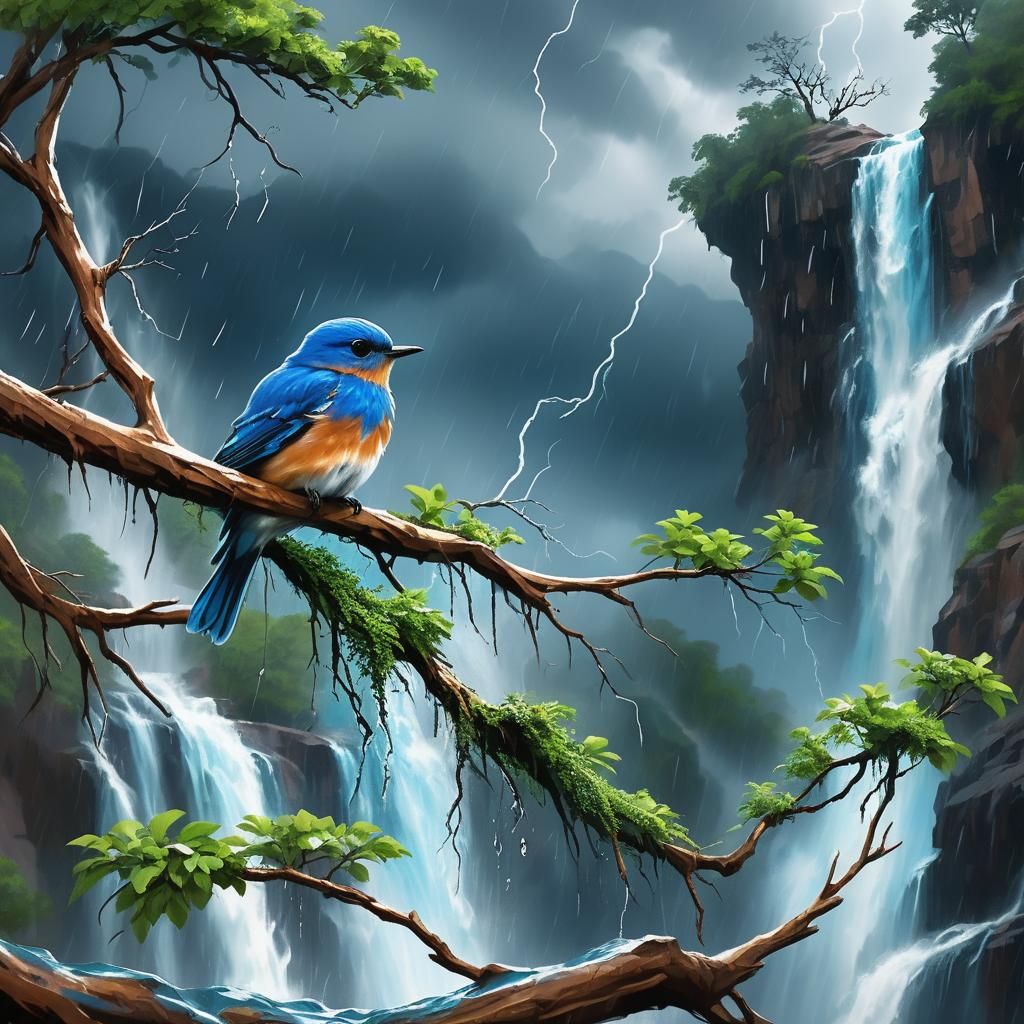 Peace in the Storm  by @Morning Dawn