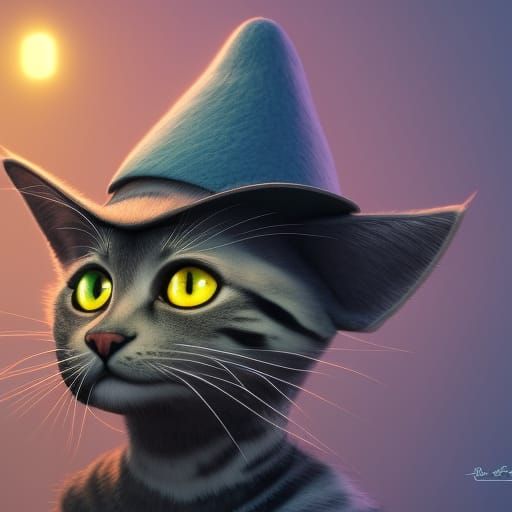 Cat in hat