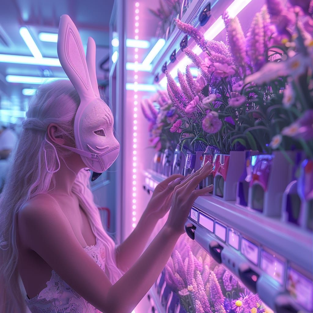 Vending Machine Enchantress - Lavender Enchantment