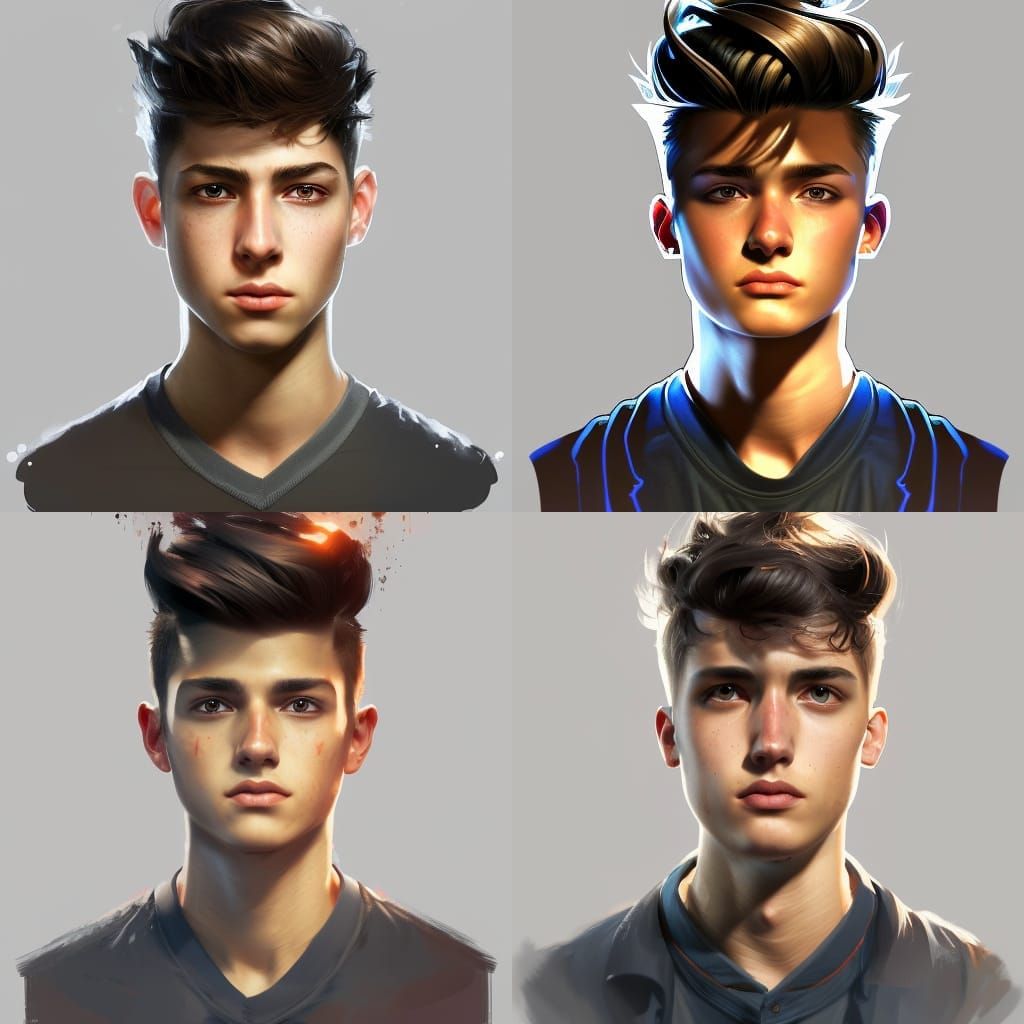 Evolution of self-portrait - 008-012