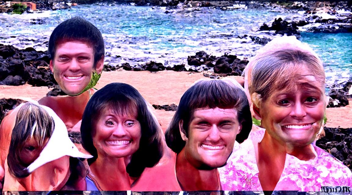 The Brady Bunch In Hawaii AI Generated Artwork NightCafe Creator   Da9qsv1VzdS9jmfVl9Ku 