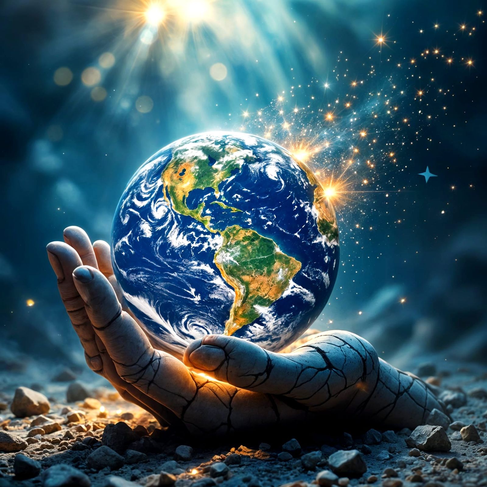 Earth's Embrace  by @Runarguten