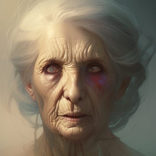 Grandmother Whispers - AI Generated Artwork - NightCafe Creator