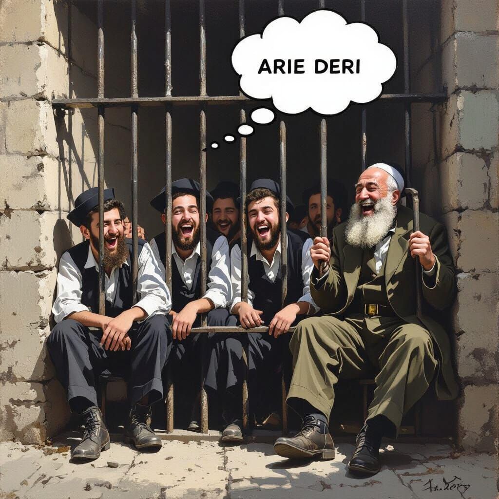 Yeshiva Students Behind Bars, IDF Soldiers, Arie Deri Mockin...