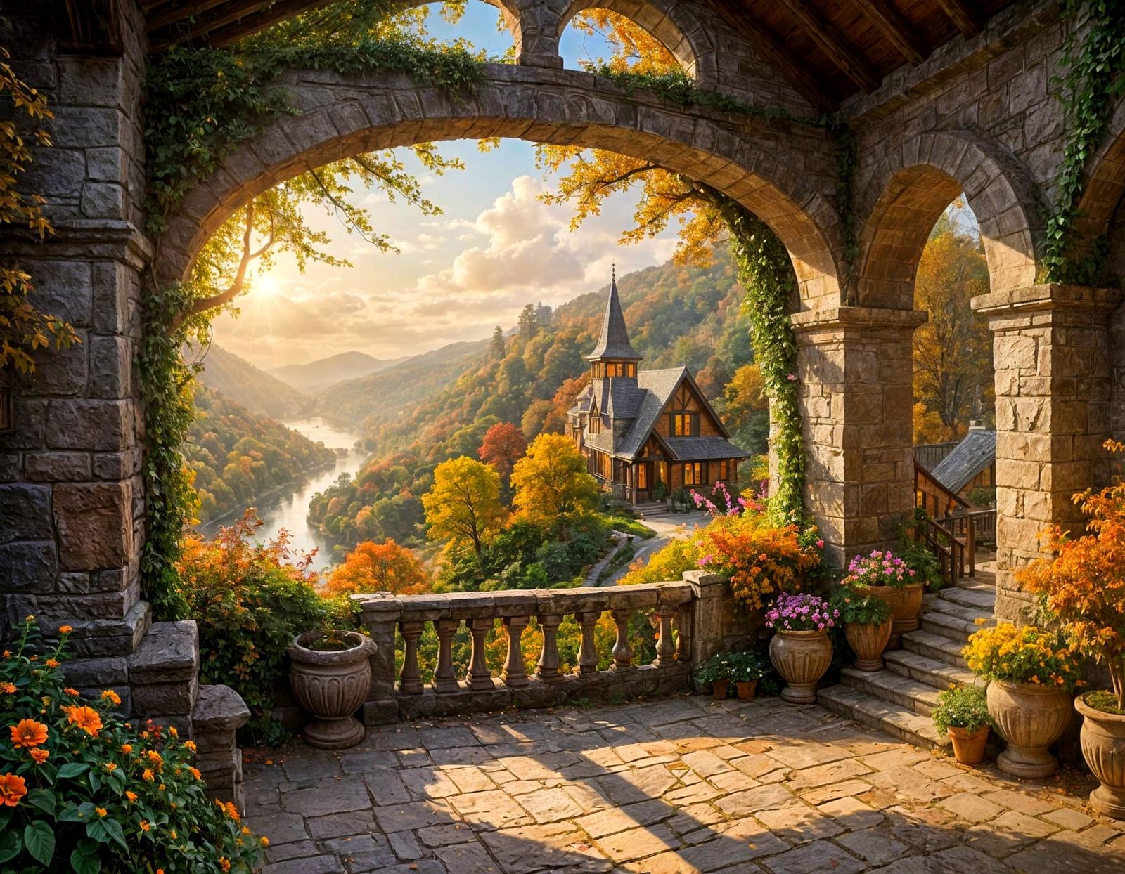 Serene autumn  by @Croc lover