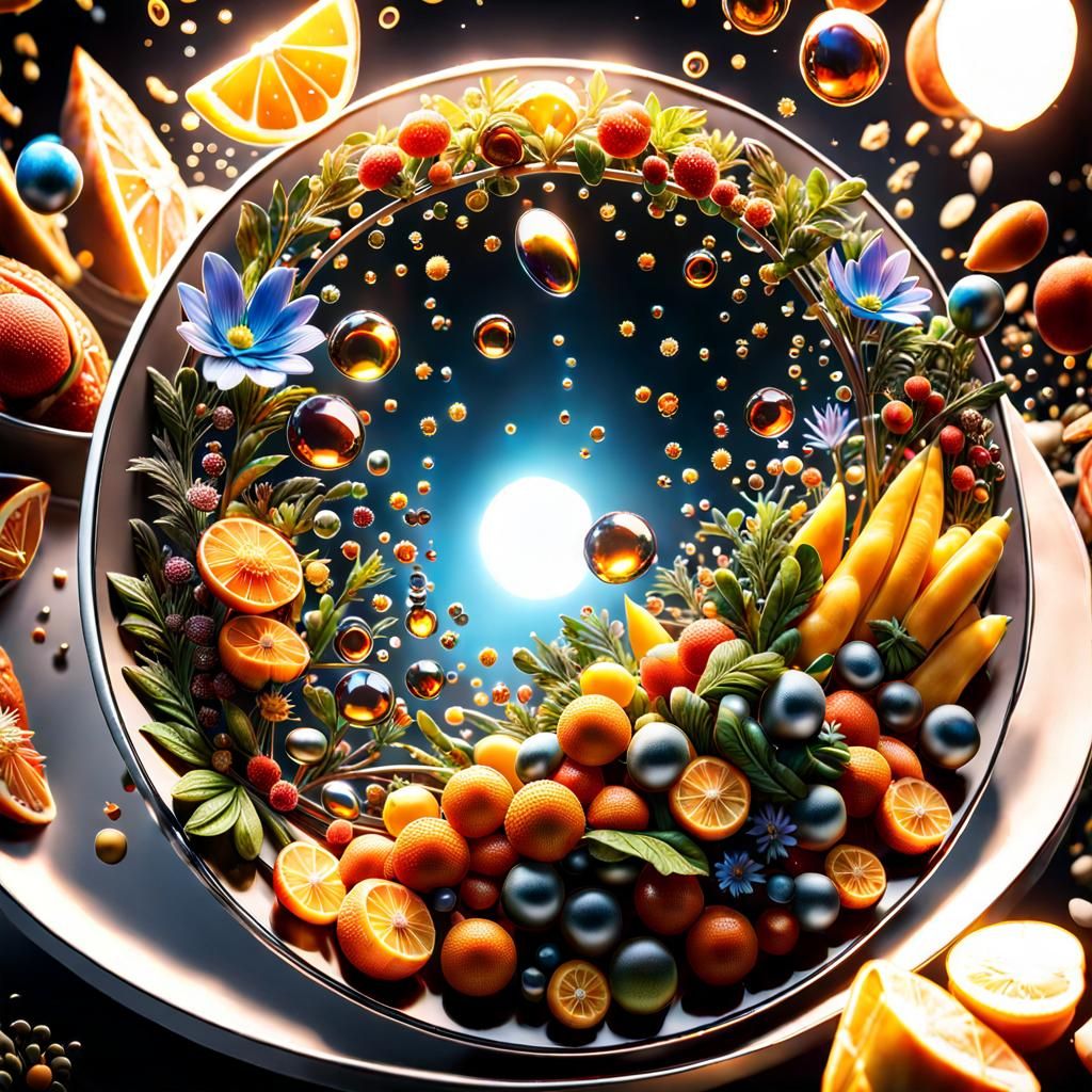 Food Explosion AI Generated Artwork NightCafe Creator