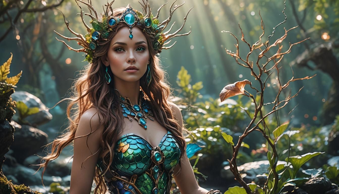 Mermaid Goddess ,

[

blending reality and fantasy. Biopunk ...