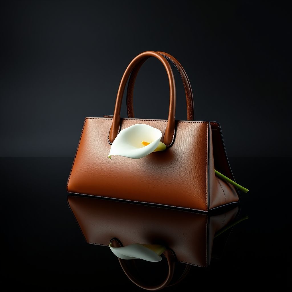 A visually stunning, high-fashion editorial image