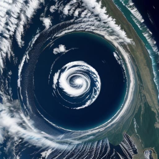 Tornado in the ocean