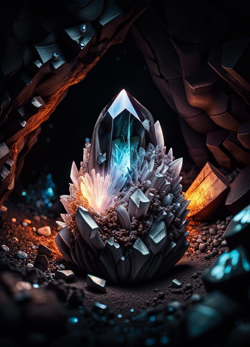 glowing crystal mine 2