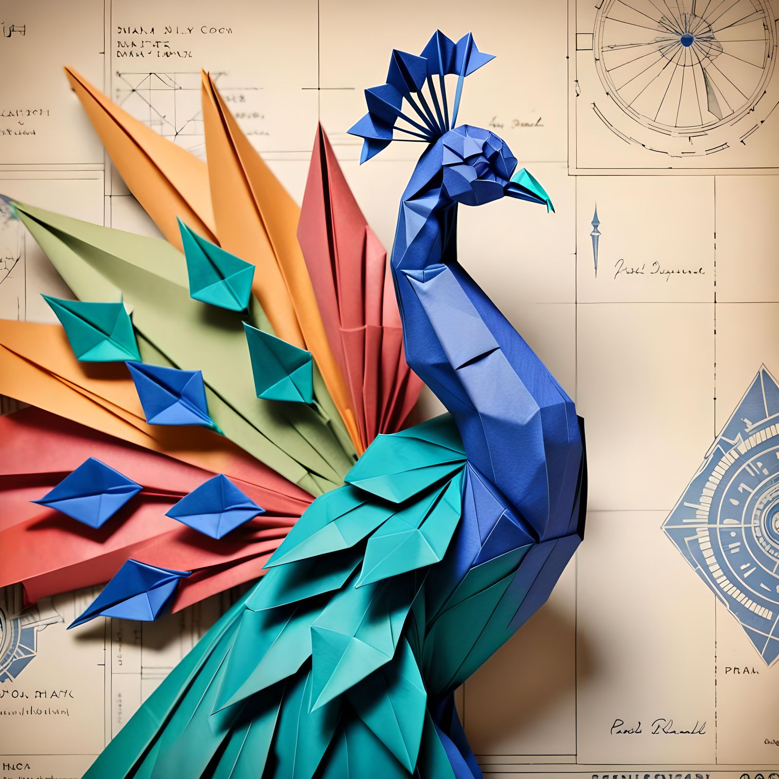 The Makings Of A Peacock  by @Mallory Reese