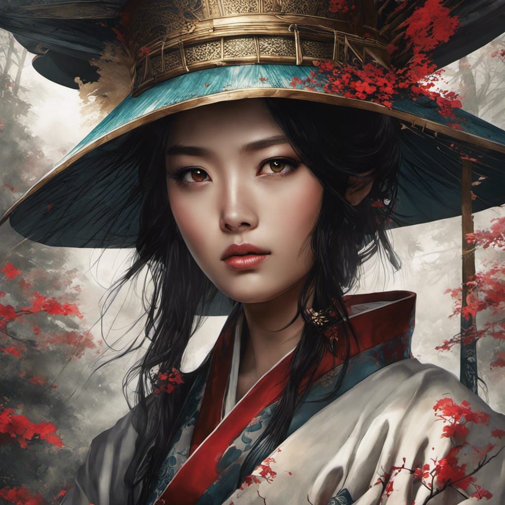 Beautiful Japanese Girl - AI Generated Artwork - NightCafe Creator