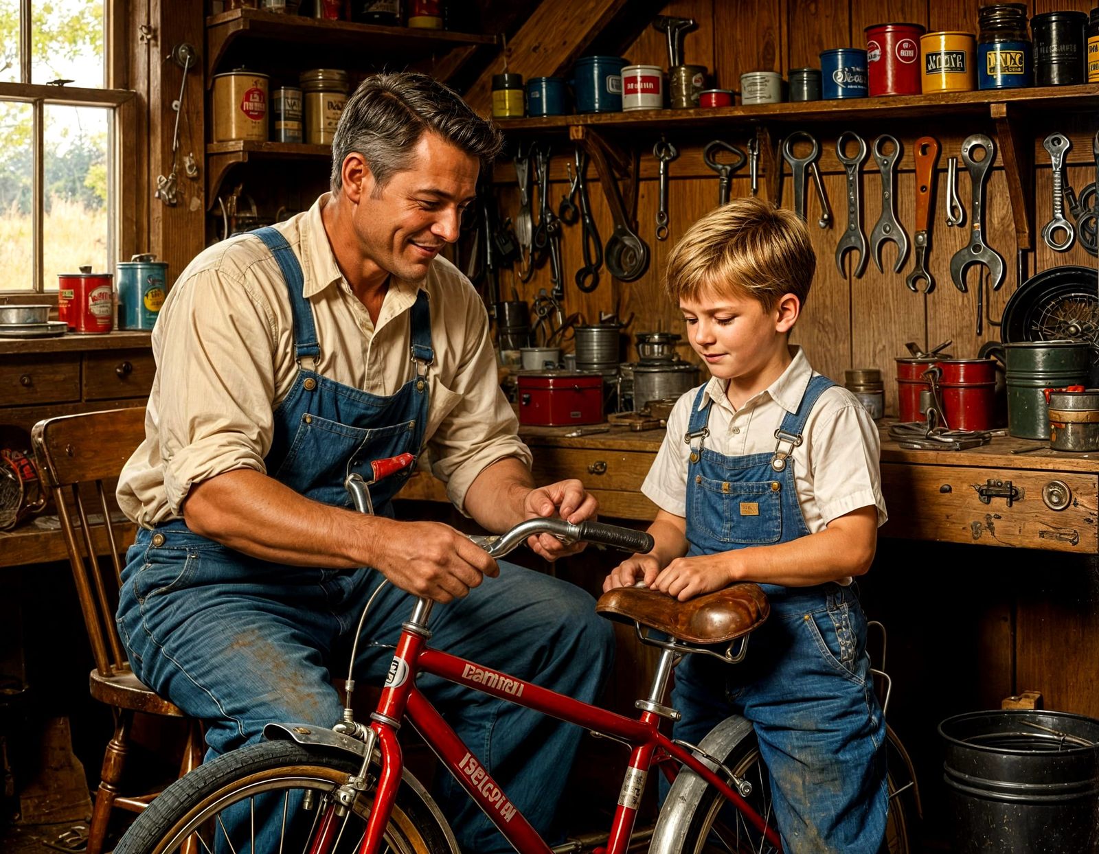 Father and Son  by @Dabbler