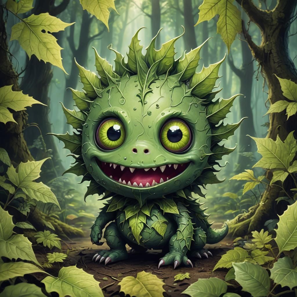 A forest monster - AI Generated Artwork - NightCafe Creator