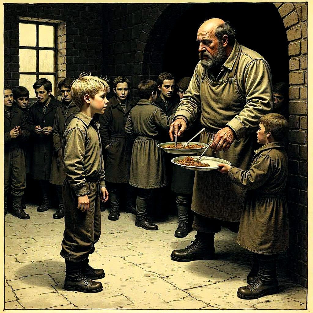 "Please, sir, I want some more" @1