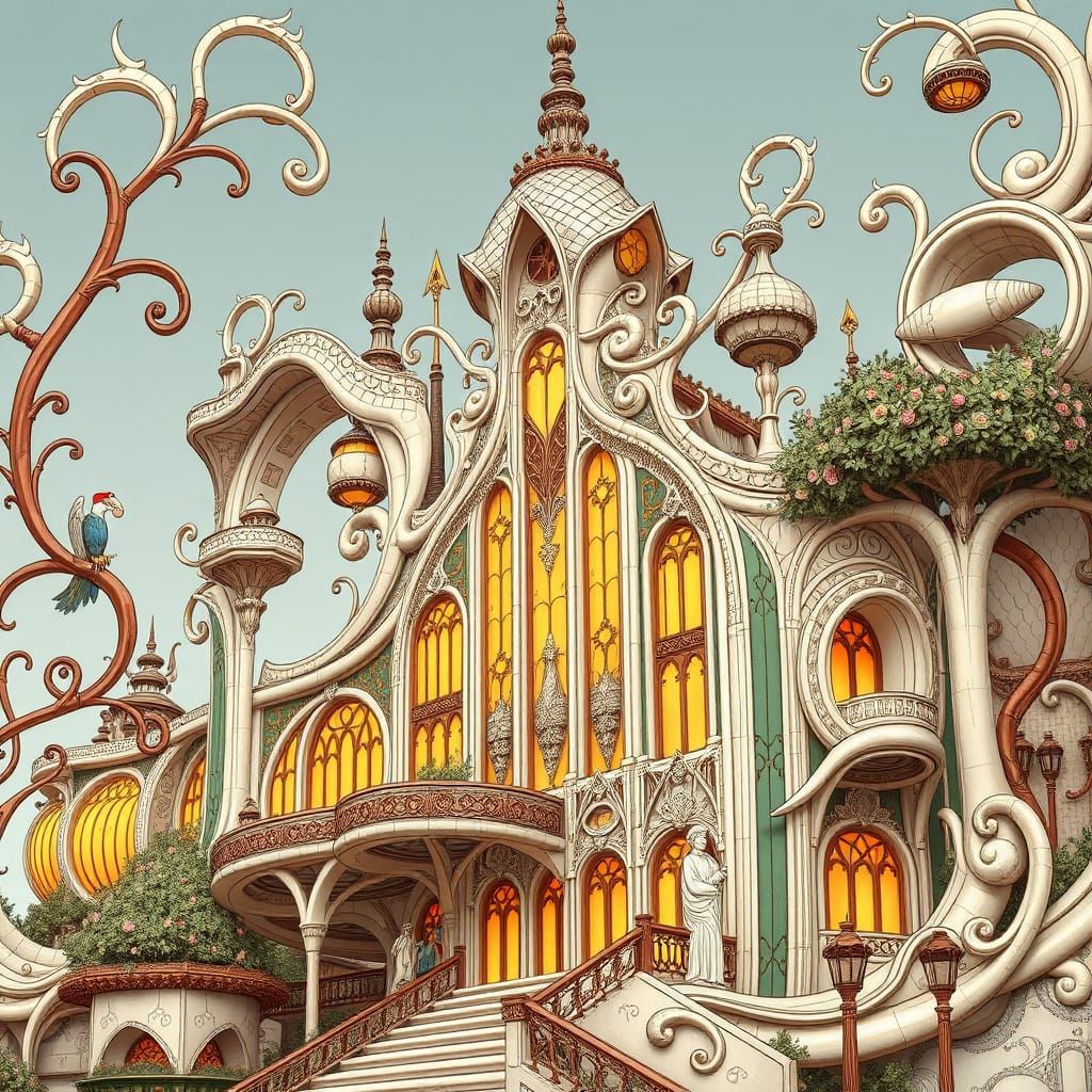 Art Nouveau  by @Brenda Ader