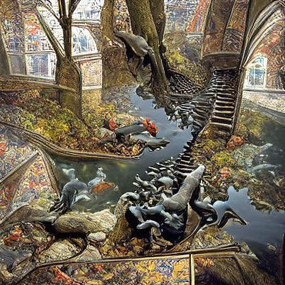 Into the river