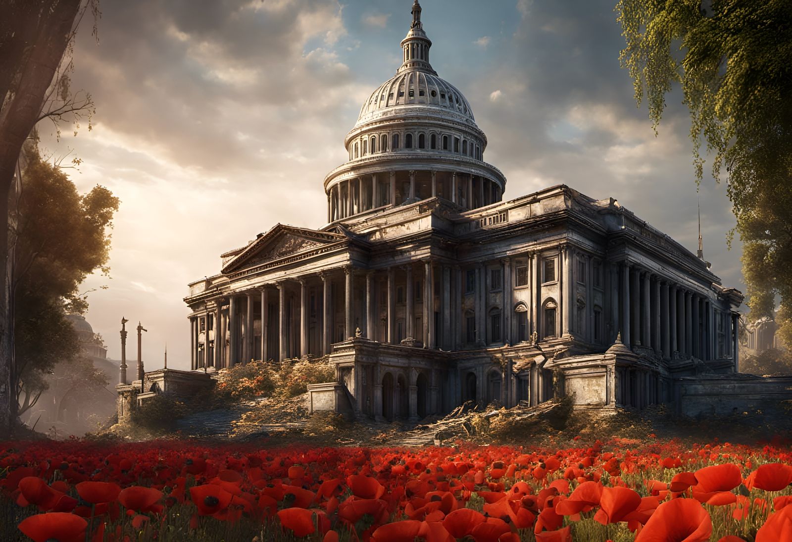 Rebirth: Poppies After the Apocalypse  by @Elaine AJ