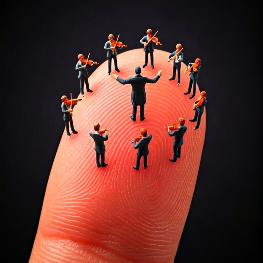 world's smallest violinists playing world's smallest violins for me when I don't score on the DC