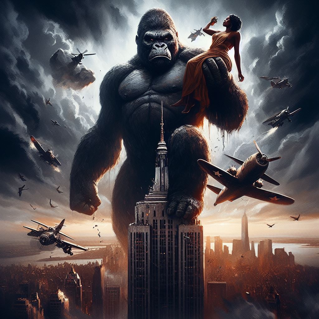 King Kong - AI Generated Artwork - NightCafe Creator