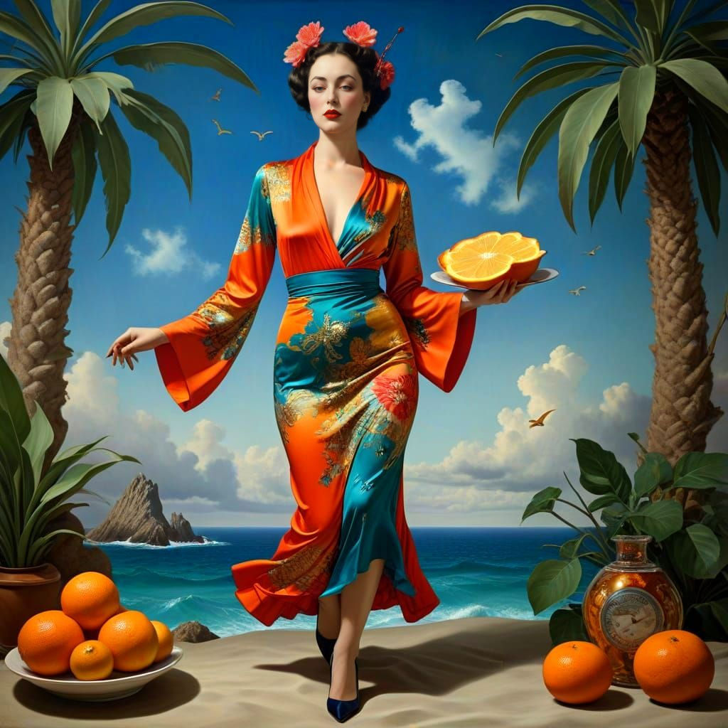 Surreal Dreamscape: A Vivid Fantasy in Hyperrealism