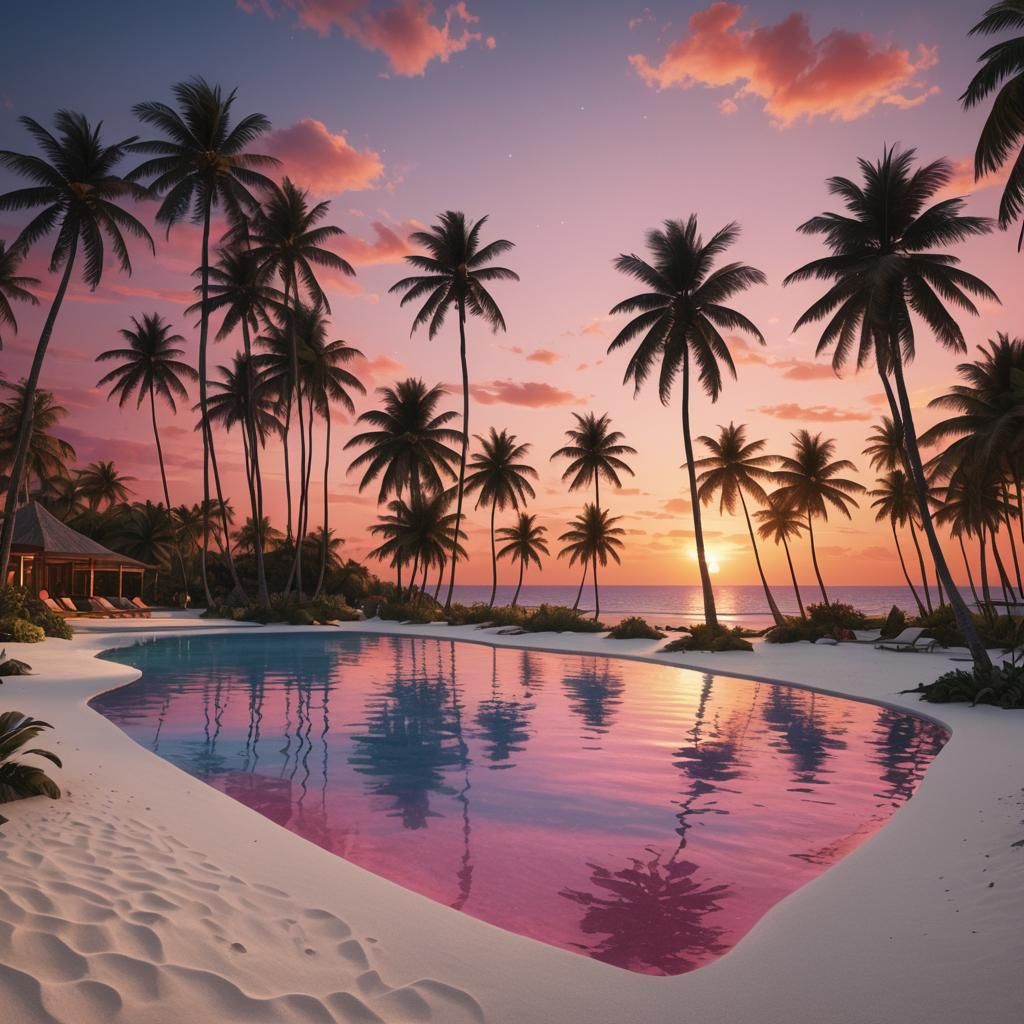 Sunset Beachside View