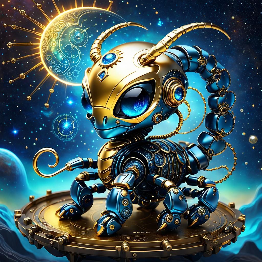 Cosmic Zodiac: Scorpio - AI Generated Artwork - NightCafe Creator