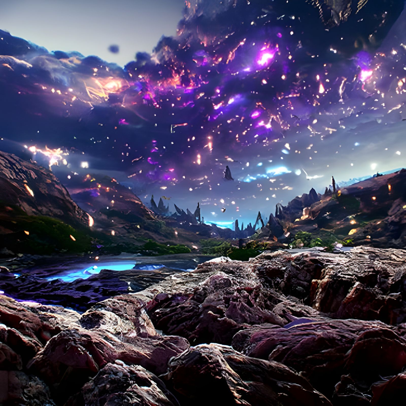 City of Stars - AI Generated Artwork - NightCafe Creator