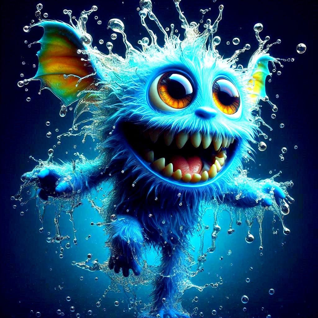 adorable fairy-tale fantasy creature portrait..