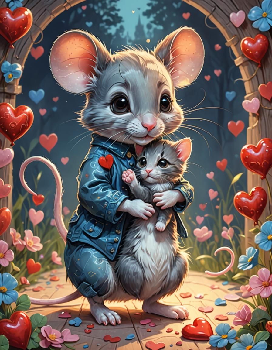 Lots of tails and cat has no feet...  by @FanFreak