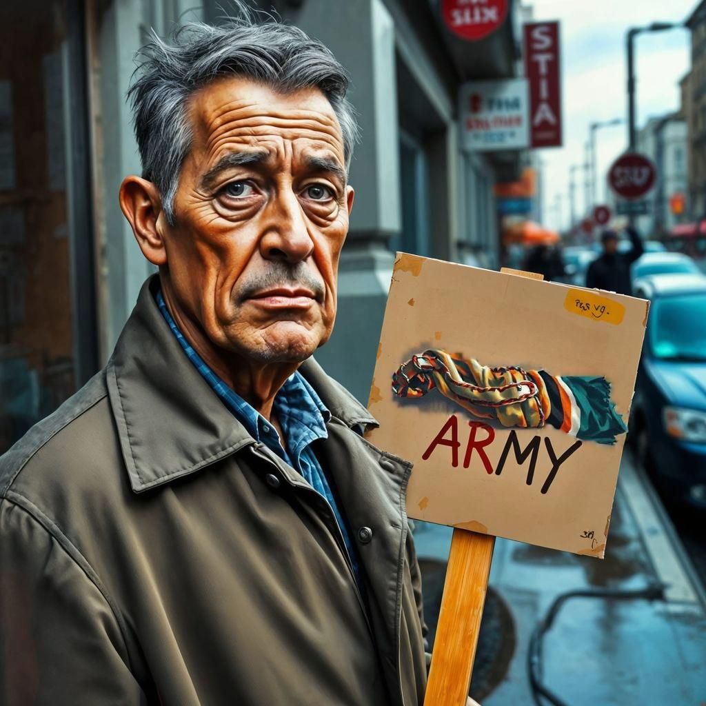 Concept art. Close-up portrait. Salvation Army Officer, dres...