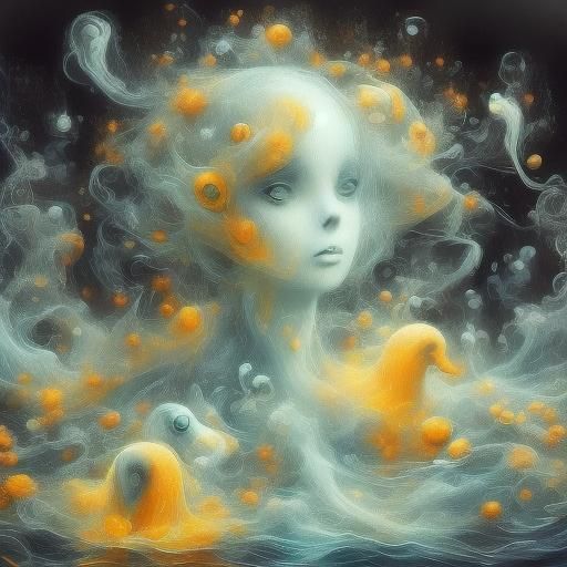 (Adorable ghost:1.9), <lora:Ghosties:0.5> <lora:CrazyTown V2:0.3> <lora:Fullcolor:0.3> <lora:Ferrofluid Factory 2:0.3> <lora:Dark Whimsy DS8...