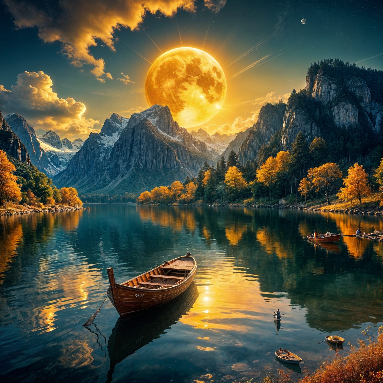 Golden Night  by @OZUSHNAFTUL