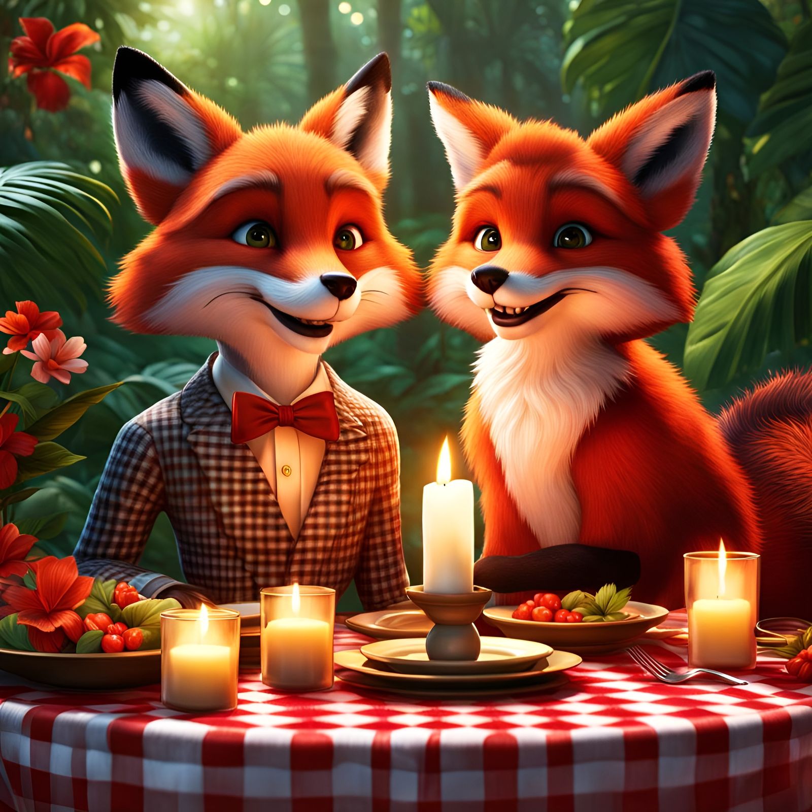 Foxy Darlings  by @P_