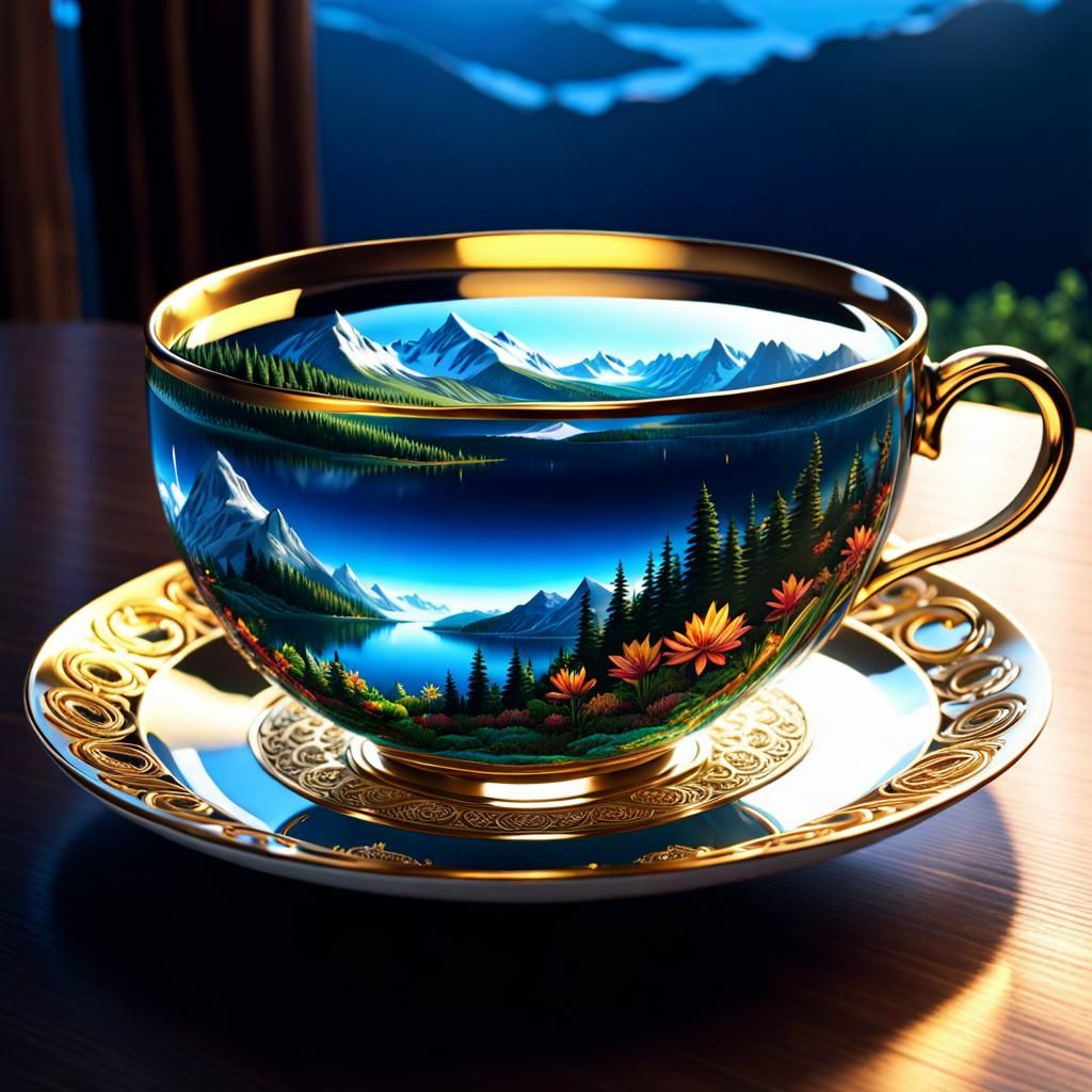 Landscape in a cup...