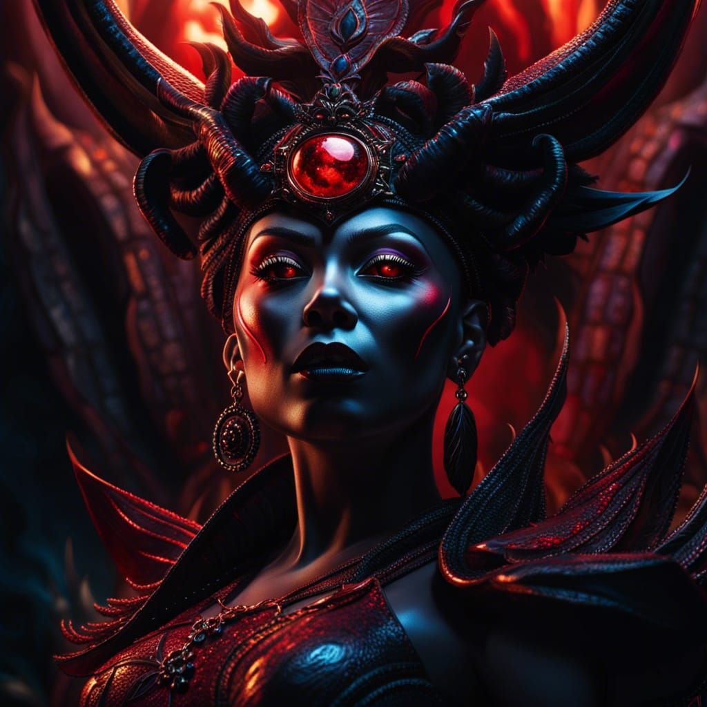 Queen Of Demons Ai Generated Artwork Nightcafe Creator