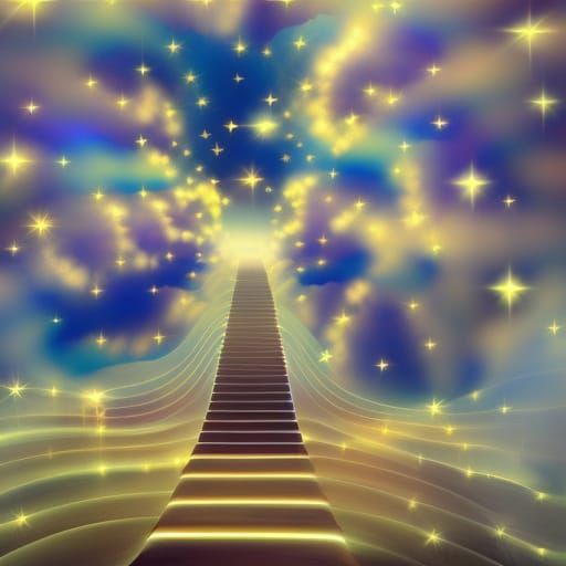 Stairway to heaven - AI Generated Artwork - NightCafe Creator