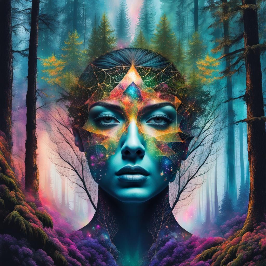 Forest Of Surreality - Ai Generated Artwork - Nightcafe Creator