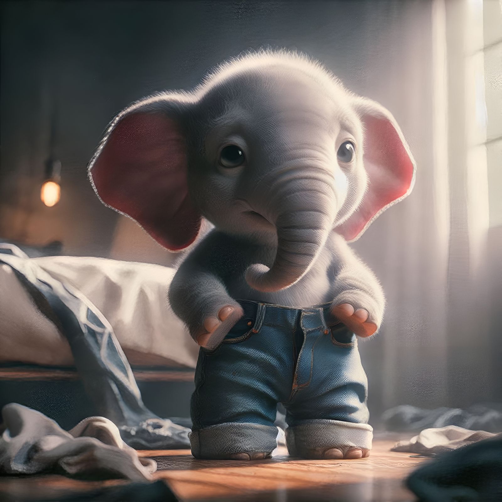 "I hope my new elepants help my confidence." (D3ST)