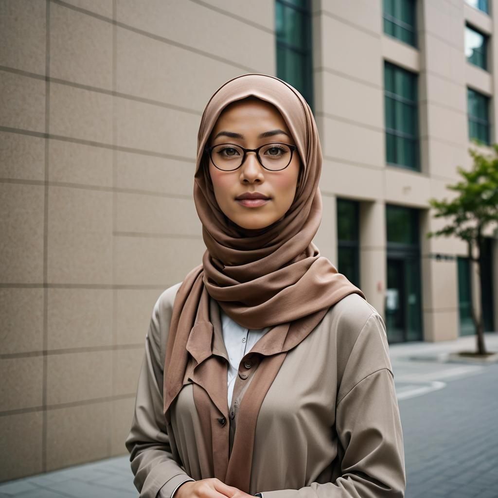 a very attractive caramel complexion japanese woman with gla...