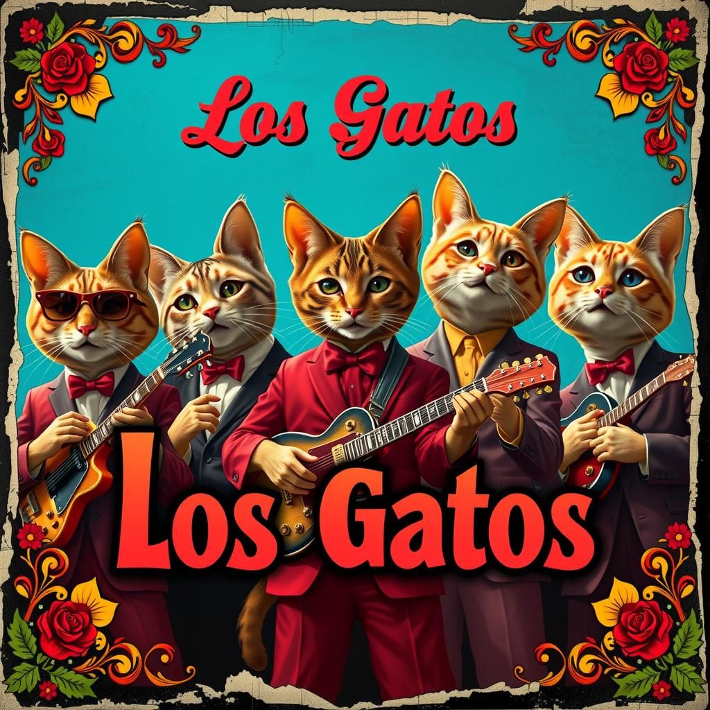 Los Gatos  by @PugArtsy